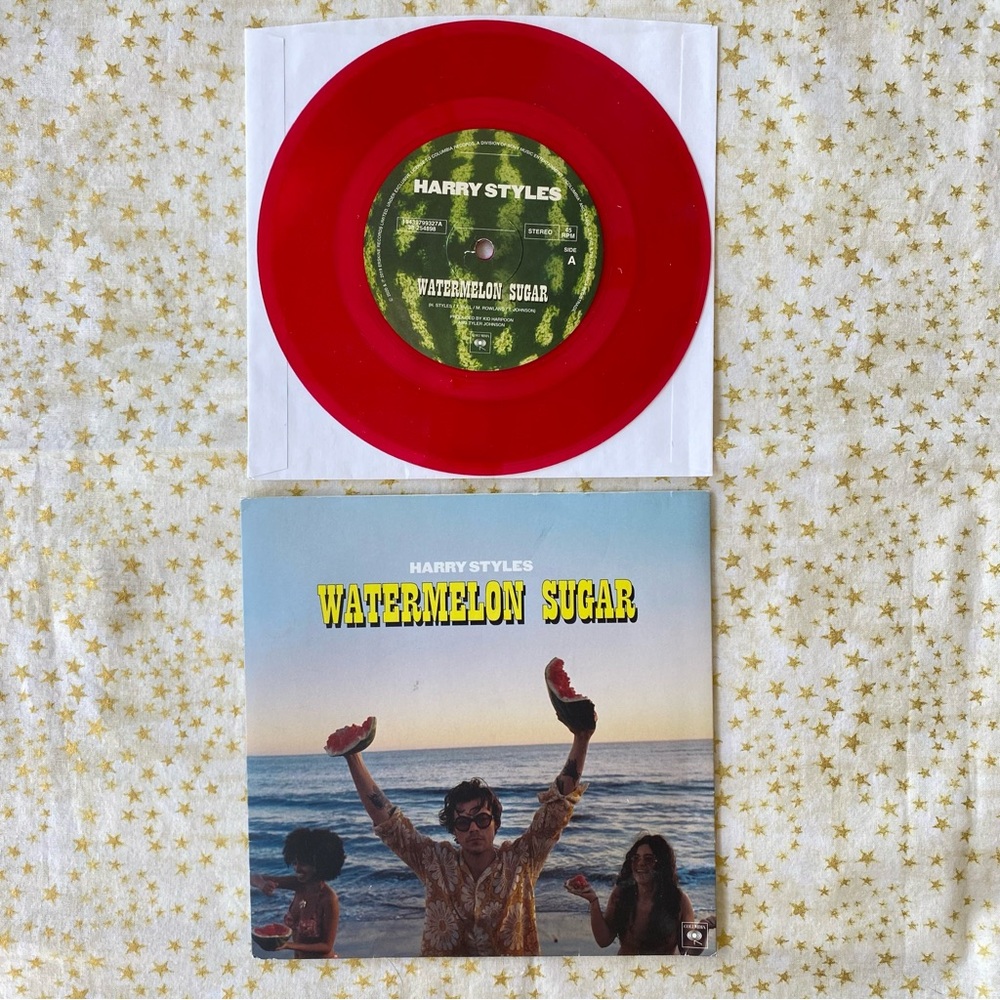 HARRY STYLES Watermelon
Sugar. 7" Vinyl Single. Red Limited Edition
RARE - Picture 2 of 13